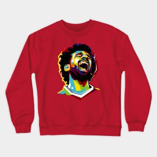 mohamed salah wpap pop art Crewneck Sweatshirt